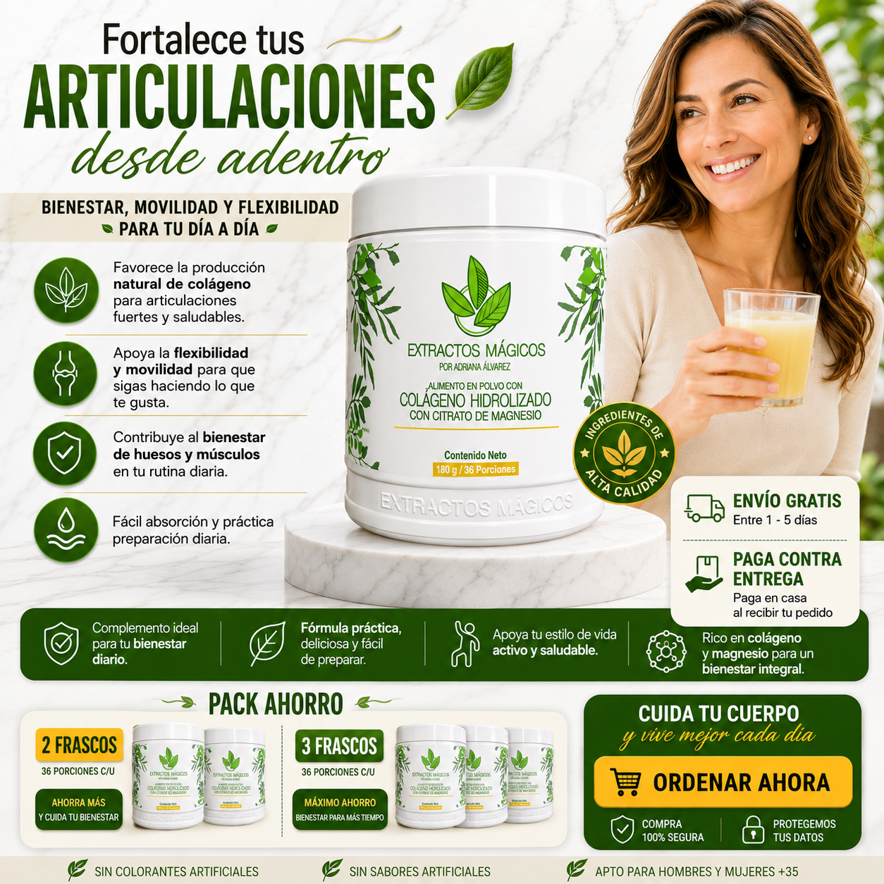 Colágeno hidrolizado Con Citrato De Magnesio