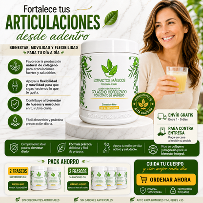 Colágeno hidrolizado Con Citrato De Magnesio